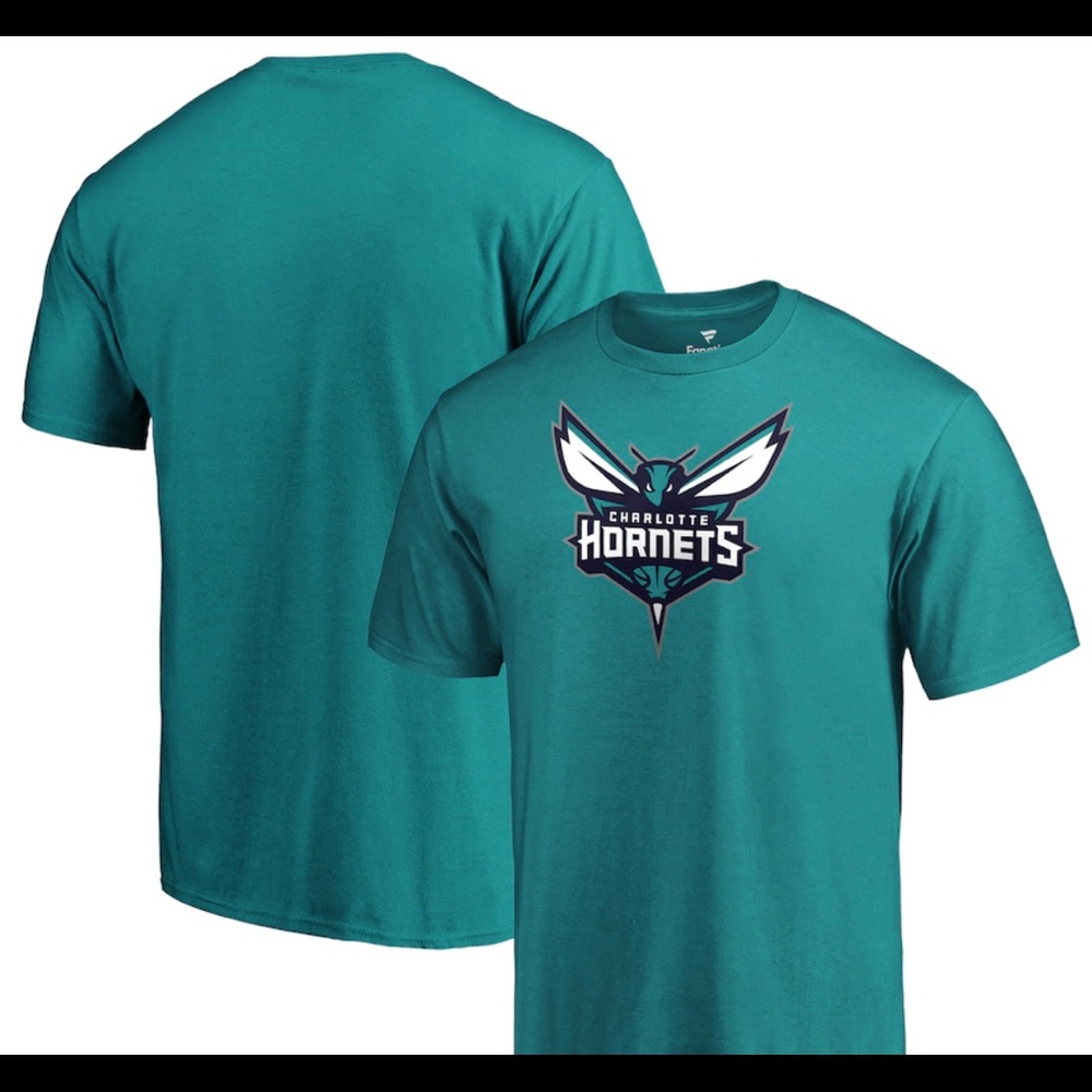 Men’s Charlotte Hornets Logo tee shirt